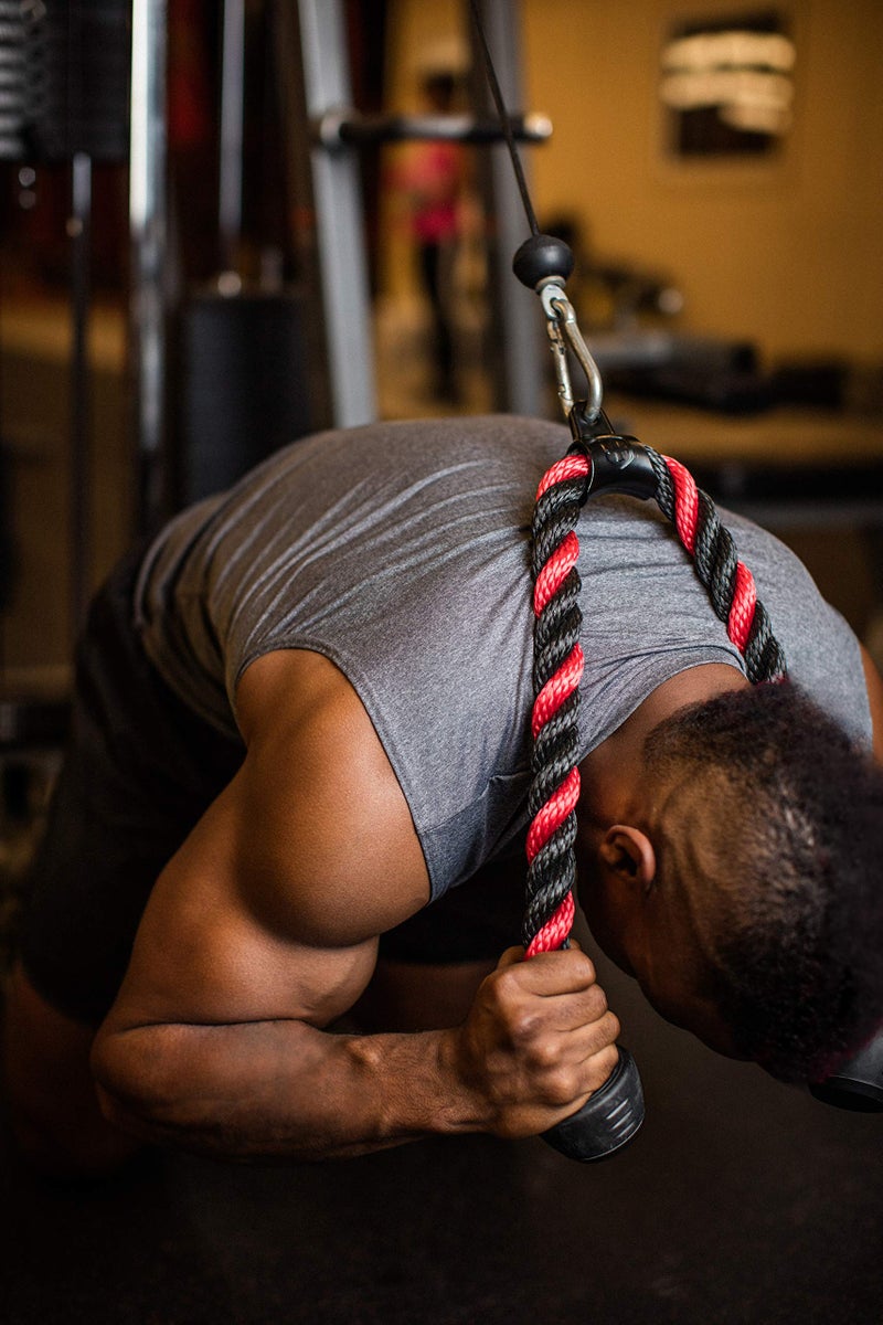 Harbinger 373000 Tricep Rope, Black, 36 Inch - Image 4